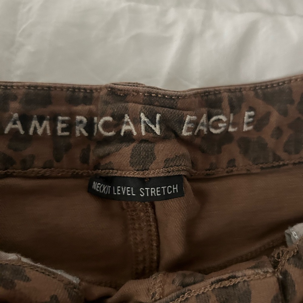 American Eagle Leopard Print Pants